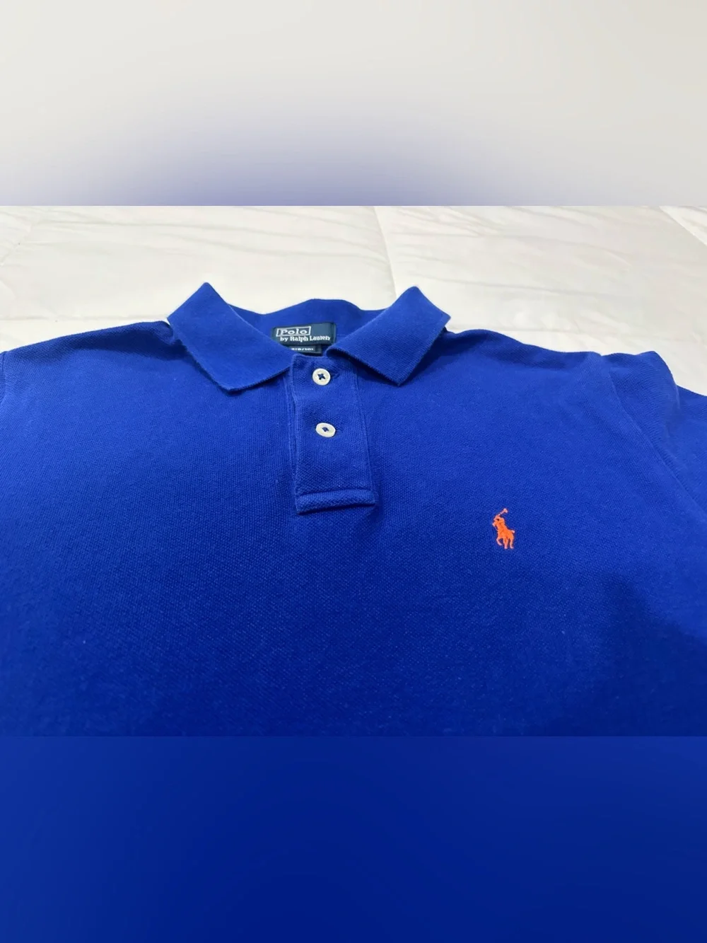 Ralph Lauren Polo Shirt Small (8/10) in Cobalt Blue